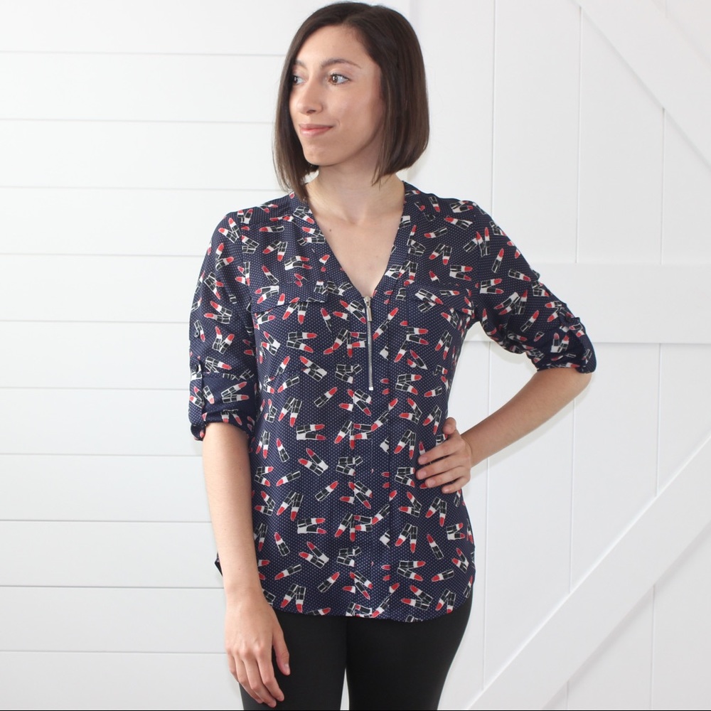 Express Printed Blouse